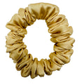 Mulberry Silk Scrunchie (Small) — Gold