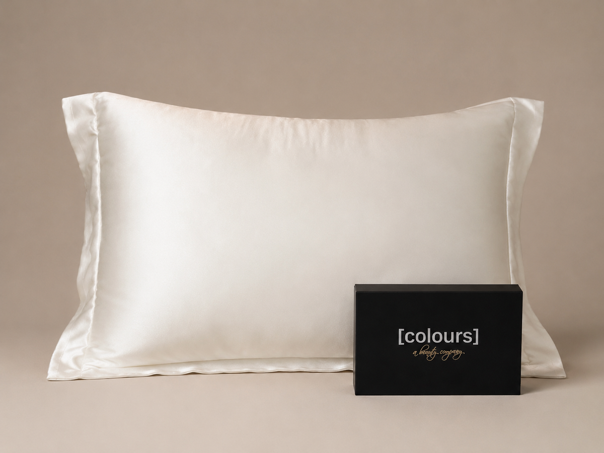 [colours] Mulberry Silk Pillowcase — 22 Momme, Oxford Trim