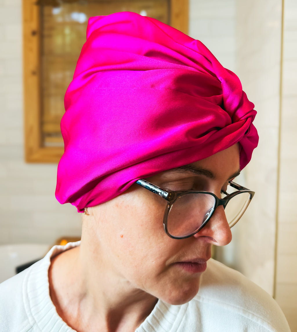 Mulberry Silk Bonnet - Rose