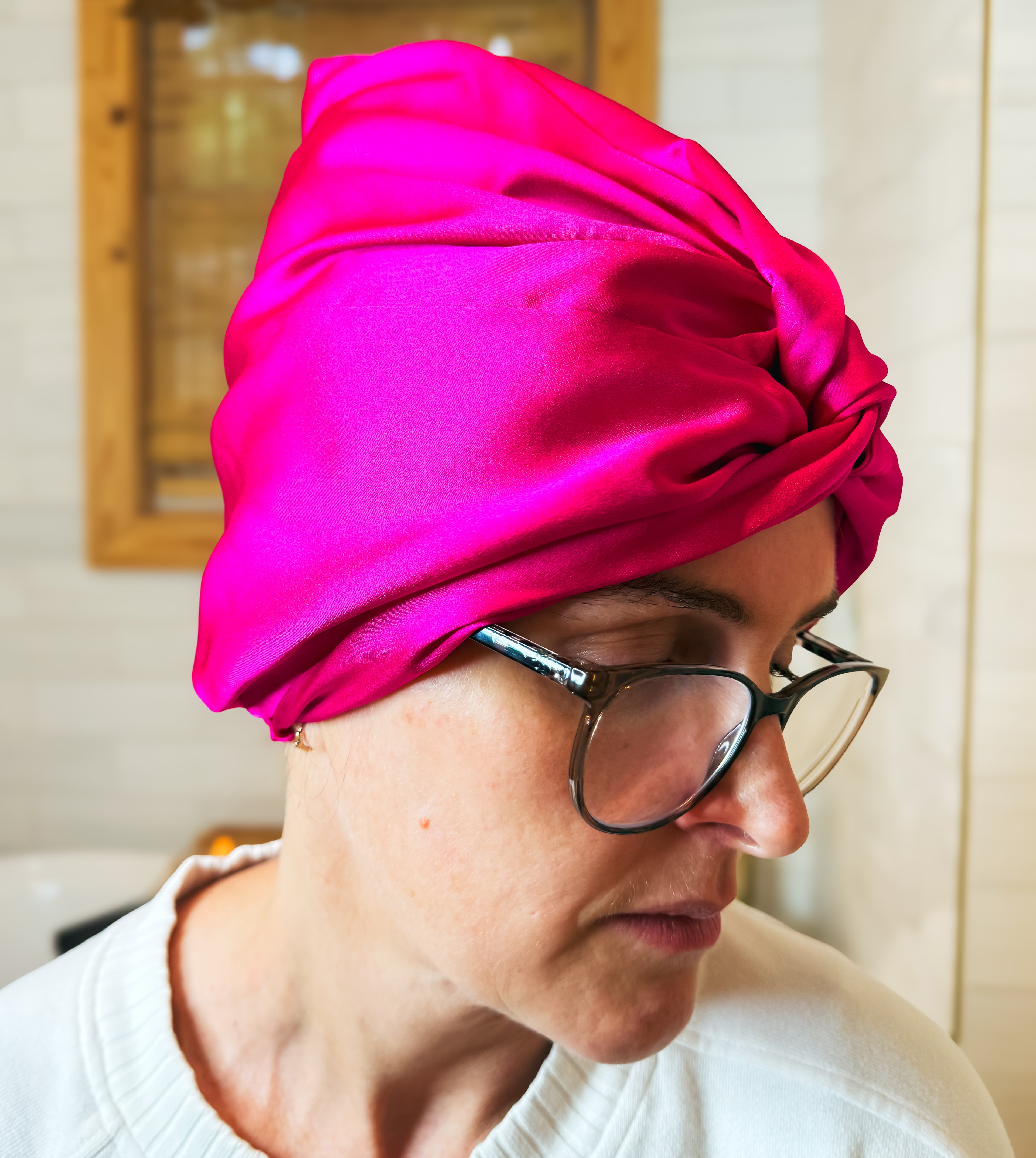 Mulberry Silk Bonnet - Rose