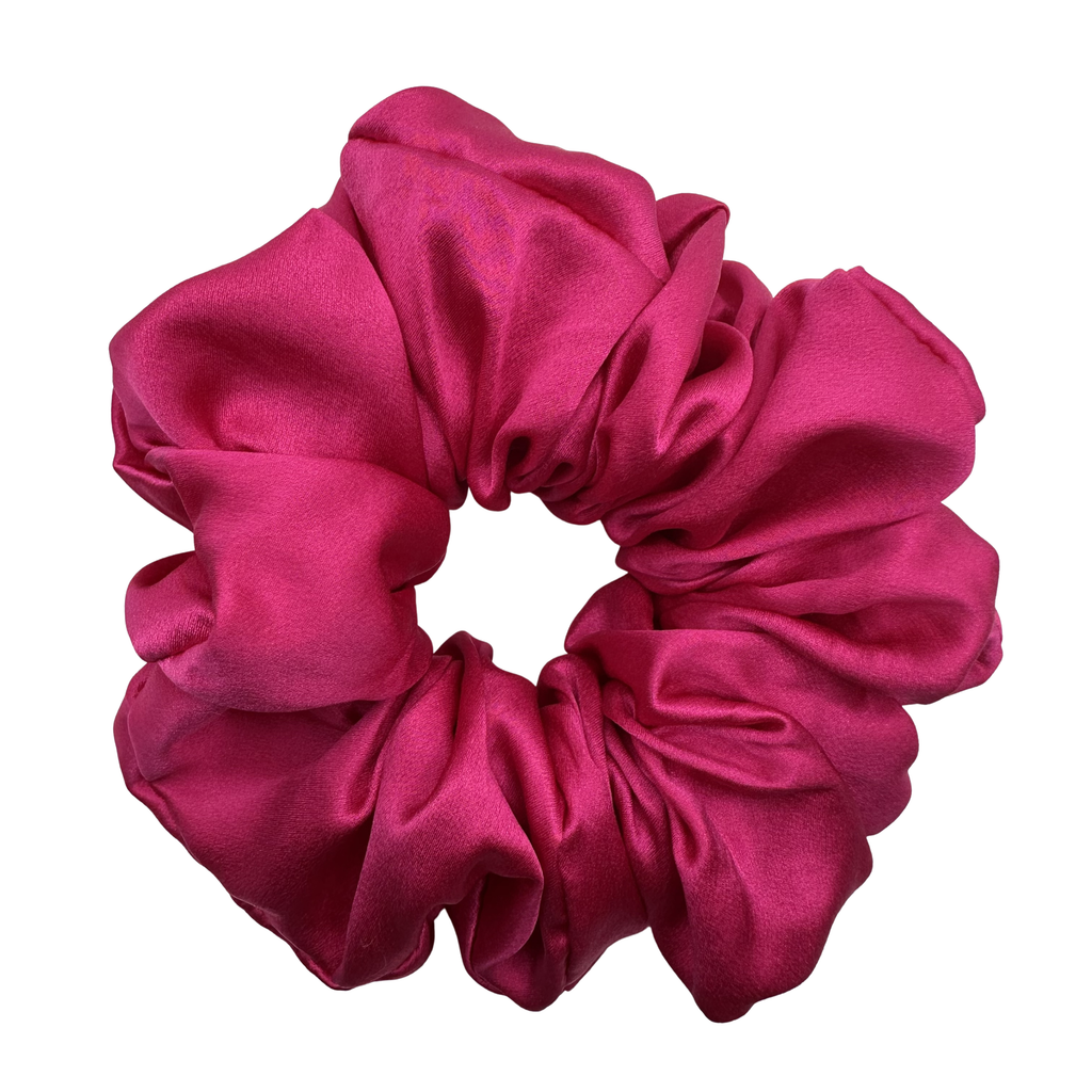 Mulberry Silk Scrunchie (Large) — Rose