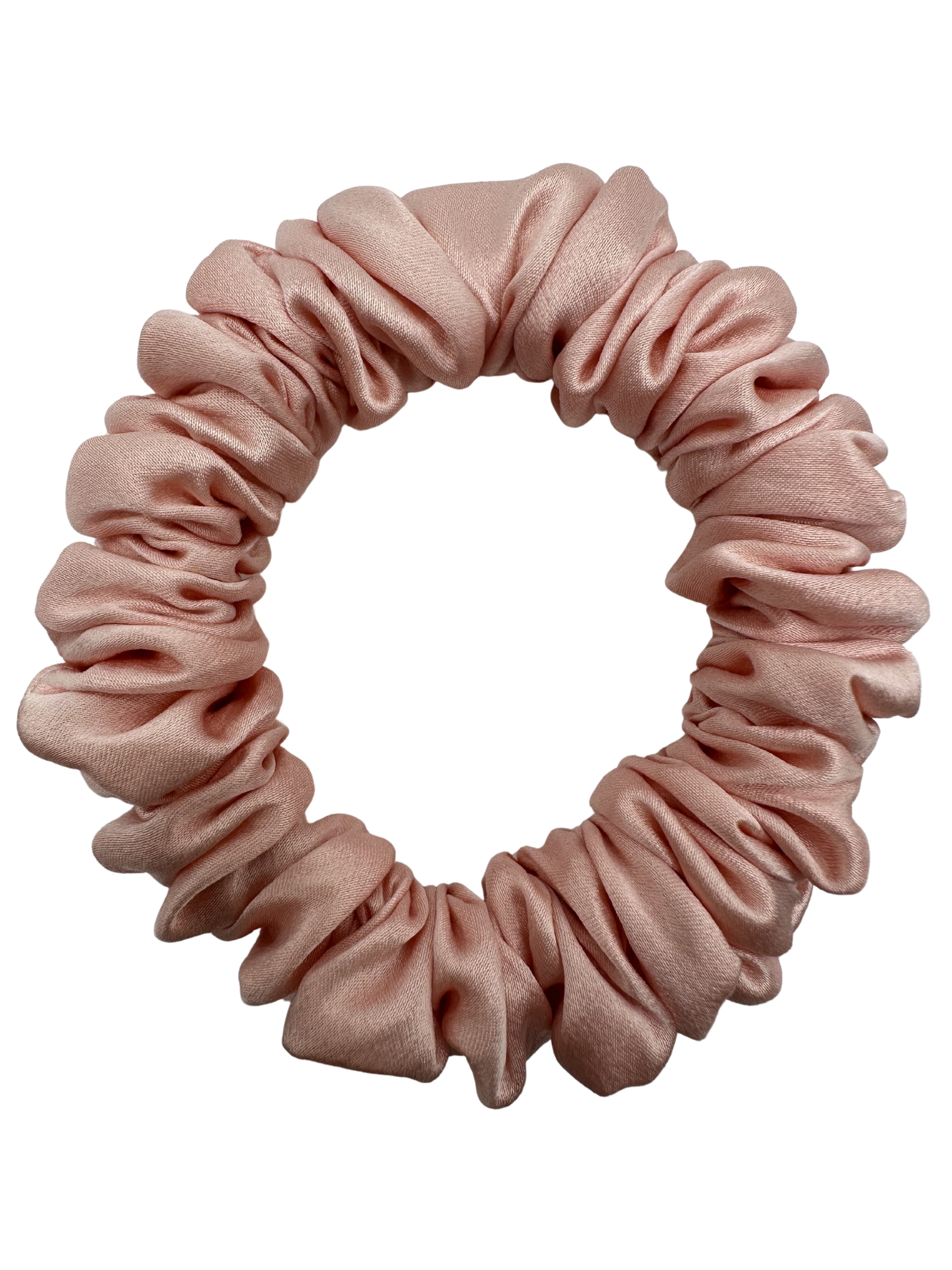 Mulberry Silk Scrunchie (Small) — Rose Gold